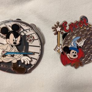 Two Mickey Disney pins